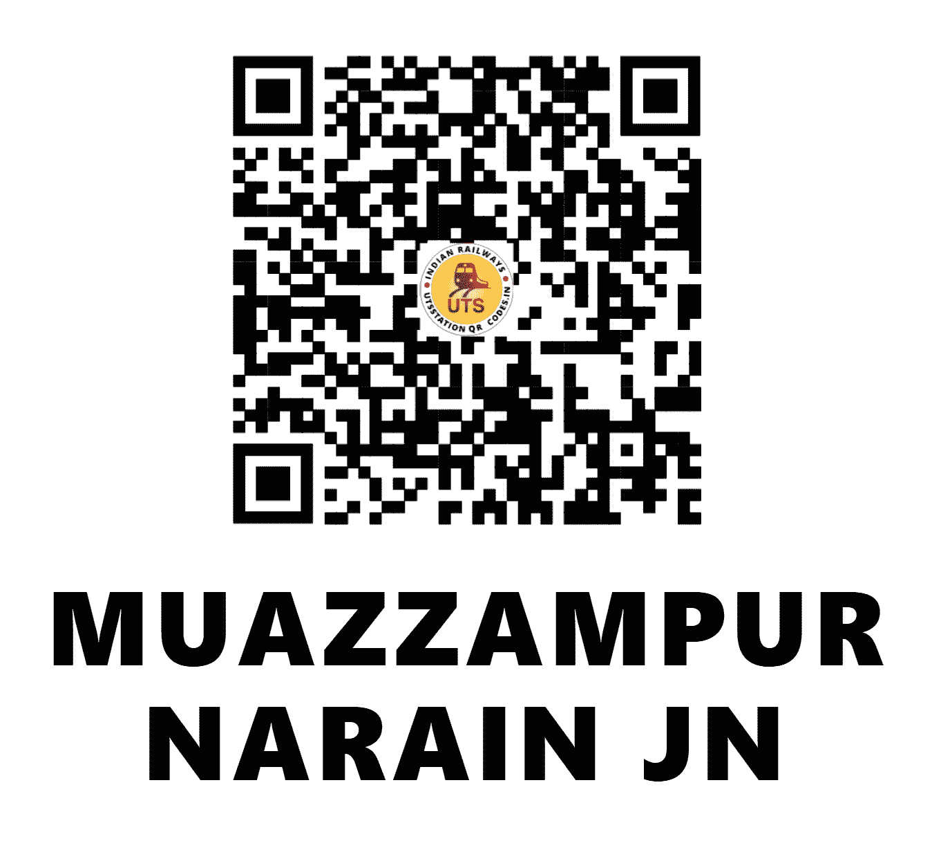 UTS QR Code for MUAZZAMPUR NARAIN JN - MZM - NR (UTTAR PRADESH)